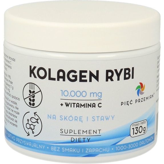 Kolagen rybi 10000 + C bezsmakowy 150g 5Przemian cena 39,09zł