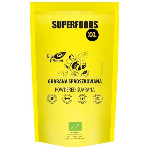 Guarana sproszkowana BIO 500 g Bio Planet PAŹDZIERNIKOWA PROMOCJA! cena 165,89zł