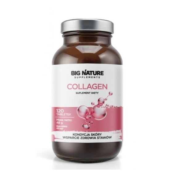 Big Nature Collagen 120 tabletek cena 28,00zł