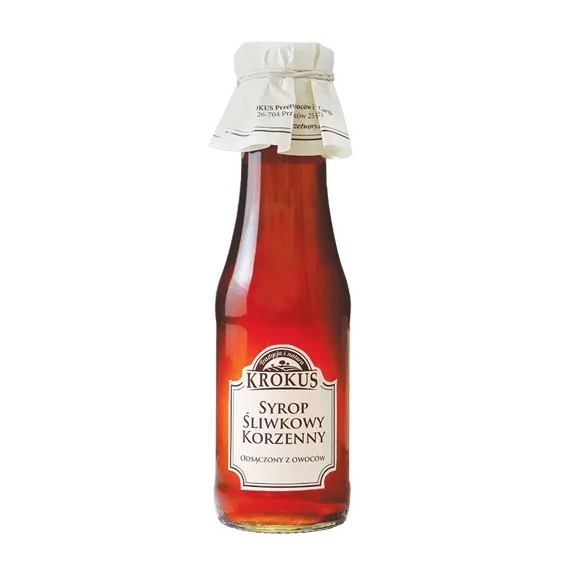 Syrop śliwkowy korzenny 280 ml Krokus cena 14,35zł