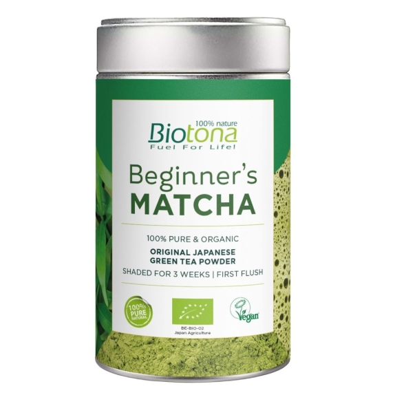 Herbata zielona matcha Beginners 80g BIO Biotona cena 110,00zł