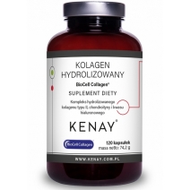 Kenay Kolagen hydrolizowany Typu II BioCell Collagen 120kapsułek cena 98,00zł