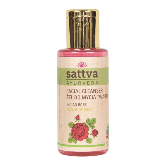 Sattva Żel do mycia twarzy róża indyjska 100 ml cena 32,00zł