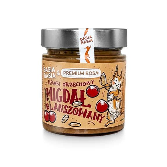 Krem migdałowy z wiśnią 195g Basia Basia cena 30,75zł