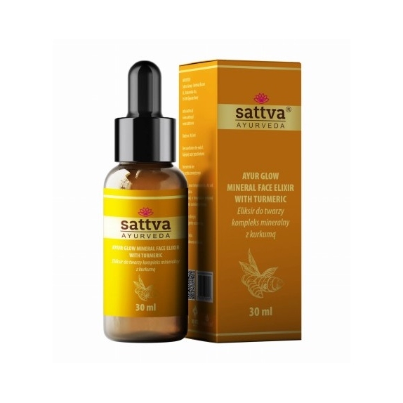 Sattva serum eliksir do twarzy kompleks mineralny z kurkumą 30 ml cena 49,90zł