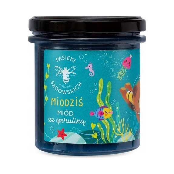 Miodziś miód ze spiruliną 430 g Pasieka Sadowskich cena 29,00zł