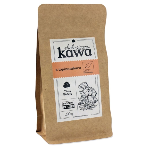 Kawa z topinamburu z dodatkiem korzenia mniszka 200 g BIO Dary Natury cena 21,19zł