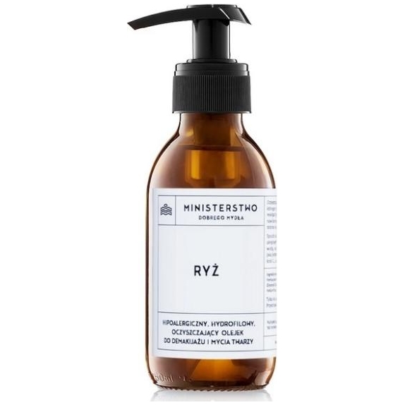 Oczyszczający Olejek do Demakijażu i Mycia Twarzy Ryż 140 ml Ministerstwo Dobrego Mydła cena 63,90zł