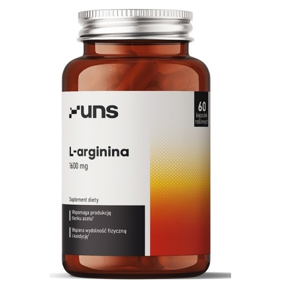 UNS L-arginina 1600mg 60 kapsułek cena 39,00zł