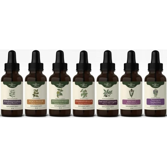 Protokół nalewek wg Buhnera Borelioza Rozszerzony 350ml (7 butelek) Nanga cena 159,00zł