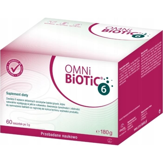 OMNi-BiOTiC 6 60saszetek cena 498,00zł