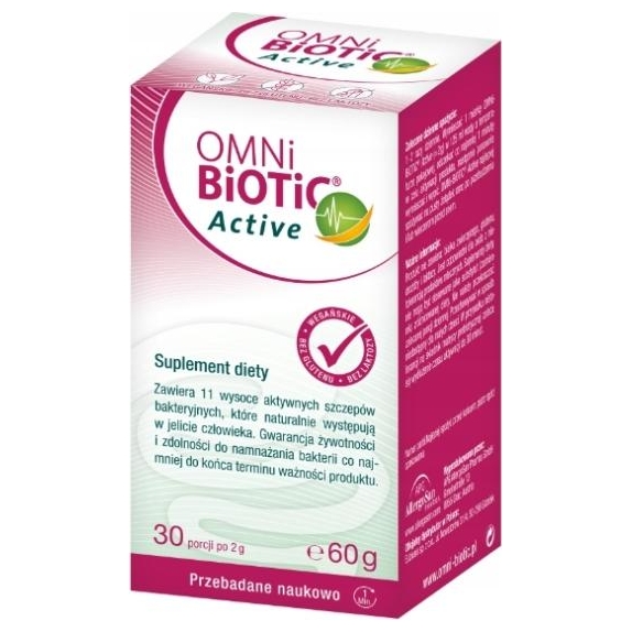 OMNi-BiOTiC Active proszek 60g cena 198,90zł