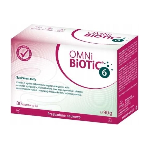 OMNi-BiOTiC 6  3g 30saszetek cena 278,95zł