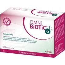 OMNi-BiOTiC 6  3g 30saszetek cena 278,95zł