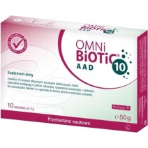 OMNi-BiOTiC 10 AAD 10saszetek cena 78,95zł