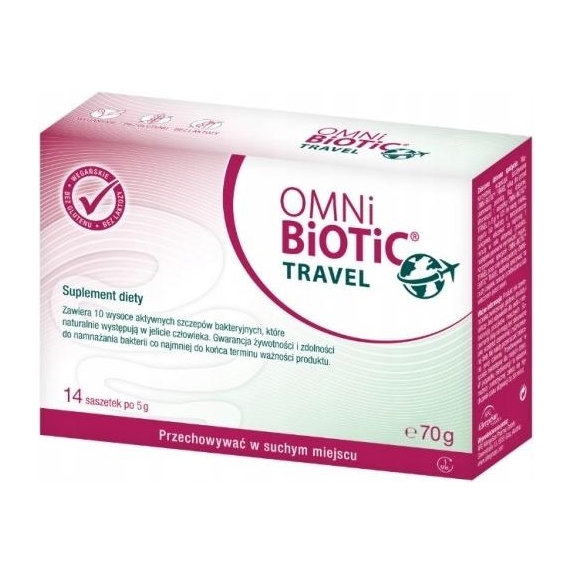 OMNi-BiOTiC TRAVEL 14saszetek cena 26,72$
