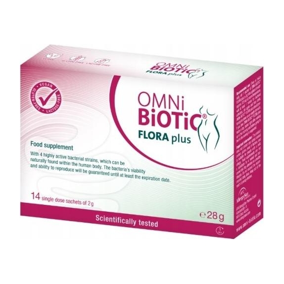 OMNi-BiOTiC FLORA plus 14saszetek cena 98,95zł