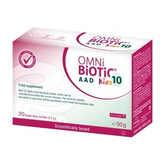 OMNi-BiOTiC 10 AAD Kids 20saszetek cena 84,95zł