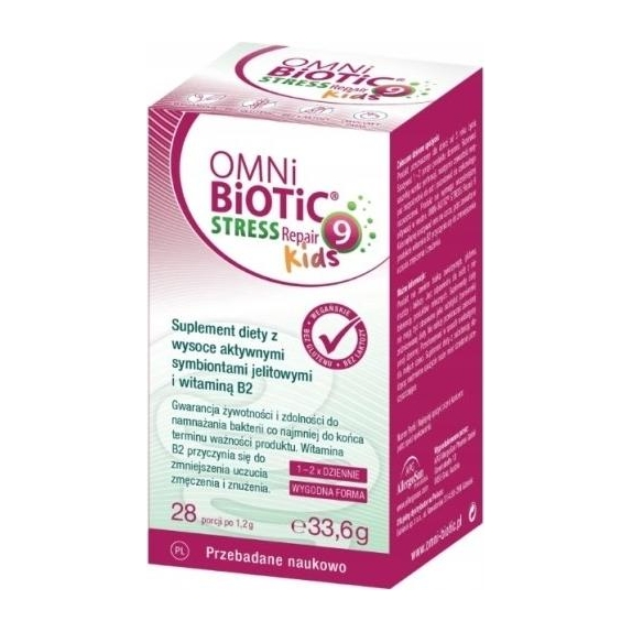 OMNi-BiOTiC STRESS Repair 9 Kids 28saszetek cena 134,85zł