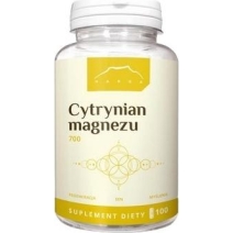 Nanga Cytrynian magnezu 700mg 100kapsułek cena 23,50zł