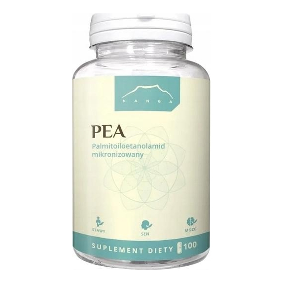 PEA Palmitoiloetanoloamid 100kapsułek Nanga cena 54,90zł