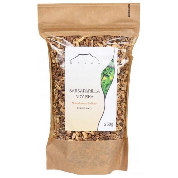 Sarsaparilla korzeń cięty (Hemidesmus indicus) 250g Nanga cena €14,24