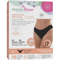 Masmi majtki menstruacyjne ekologiczne Modern 100% bawełna rozmiar S cena €20,36