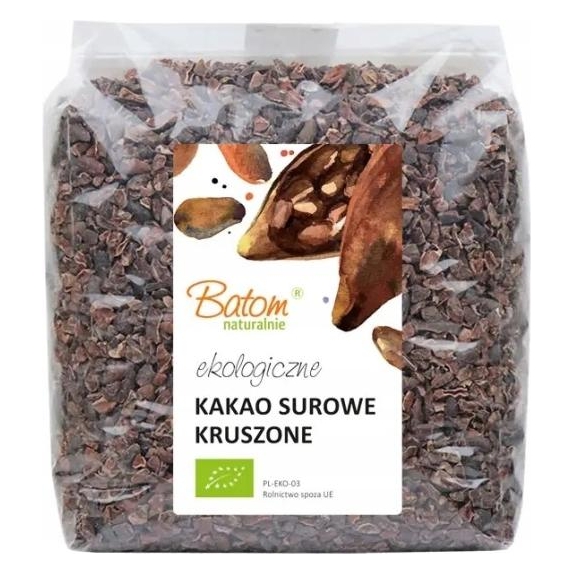 Batom Kakao surowe kruszone BIO ekologiczne 1kg cena 154,90zł