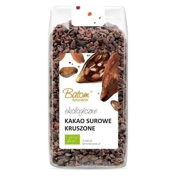 Batom Kakao surowe kruszone BIO ekologiczne 500g cena 79,00zł
