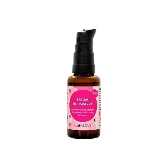 LullaLove Rozjaśniająco-nawilżające serum malinowe do twarzy 30ml cena €15,35