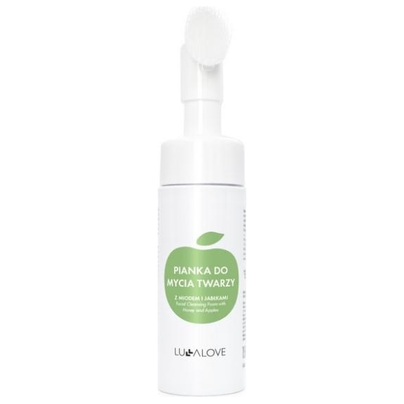 LullaLove Pianka do twarzy z masażerem - miód i jabłka 150ml cena 59,90zł