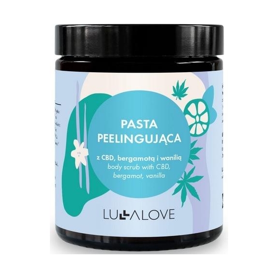 LullaLove Pasta peelingująca z CBD, bergamotą i wanilią 180ml cena 59,90zł