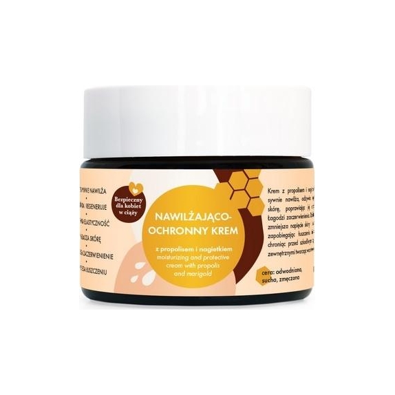 LullaLove Nawilżająco-ochronny krem do twarzy z propolisem i nagietkiem 50ml cena 79,70zł