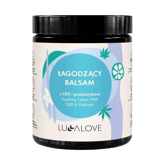 LullaLove Łagodzący balsam z CBD i prebiotykiem - do twarzy i ciała 180ml cena 80,50zł