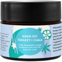LullaLove Krem do twarzy i ciała z CBD bergamotą i wanilią 50ml cena 77,50zł