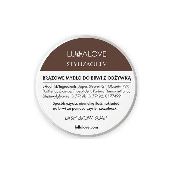 LullaLove Brązowe mydło do stylizacji brwi 30ml cena 33,90zł
