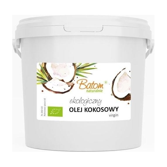 Batom BIO Olej kokosowy Virgin nierafinowany ekologiczny (2,5L) 2500ml cena 112,55zł