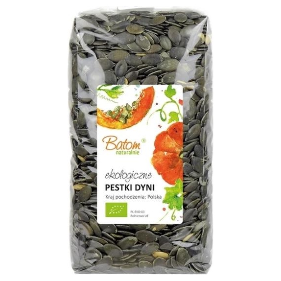 Batom Pestki dyni ciemnozielone BIO 1000g cena 45,00zł