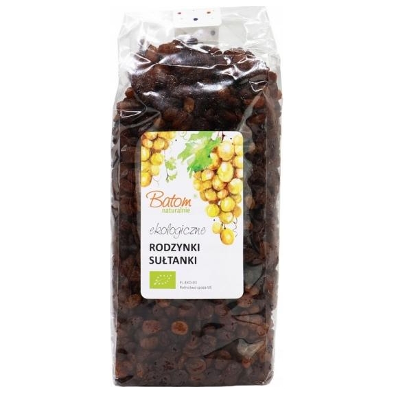 Batom Rodzynki sułtanki ekologiczne BIO 1kg cena 39,90zł