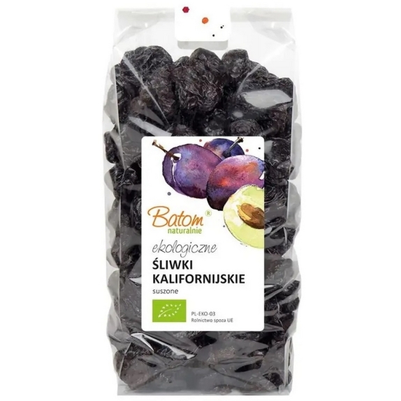 Batom BIO Śliwki kalifornijskie suszone bez pestek ekologiczne (1kg) 1000g cena 72,90zł