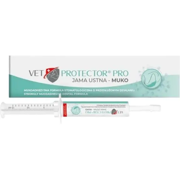VET PROTECTOR PRO Preparat MUKO do jamy ustnej dla psa i kota 15ml cena 51,90zł