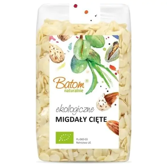 Batom Migdały płatki cięte BIO ekologiczne 1 kg cena 78,90zł