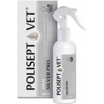 Polisept Vet Spray Silver Pro spray na rany dla psa i kota 200ml cena 46,00zł