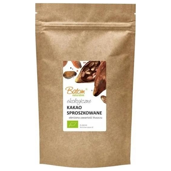 Batom BIO Kakao odtłuszczone ekologiczne proszek 500g cena 59,00zł