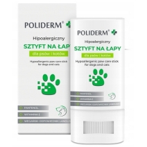 Poliderm Sztyft na łapy hipoalergiczny dla psa i kota 14,5g cena 39,90zł