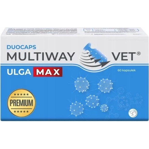 MultiWay Vet Duocaps Ulga Max 60kapsułek cena 72,90zł