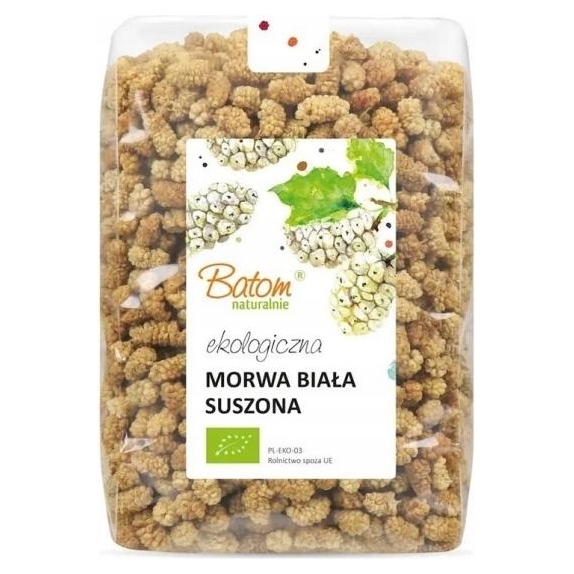 Batom BIO Morwa biała suszona ekologiczna 1kg (1000 g) cena 75,90zł