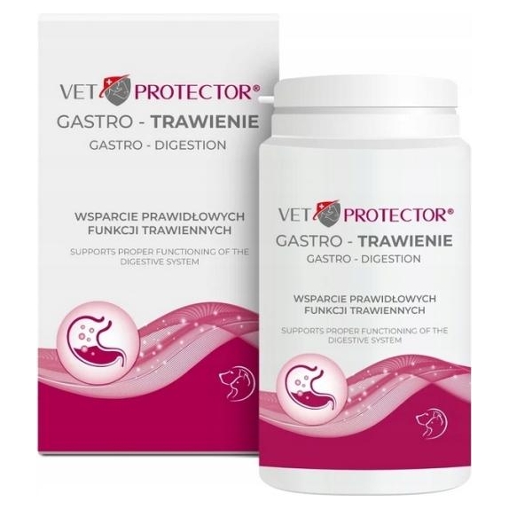 Vet Protector Gastro Trawienie wsparcie trawienia u psów i kotów proszek 150g cena 48,49zł