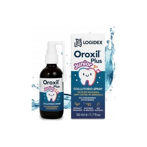Oroxil Plus Junior 3+ Spray do płukania jamy ustnej 50ml cena 84,90zł