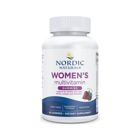 Nordic Naturals Women's Multivitamin Gummies (12 Niezbędnych Witamin OWOCE LEŚNE) 60sztuk cena 89,49zł